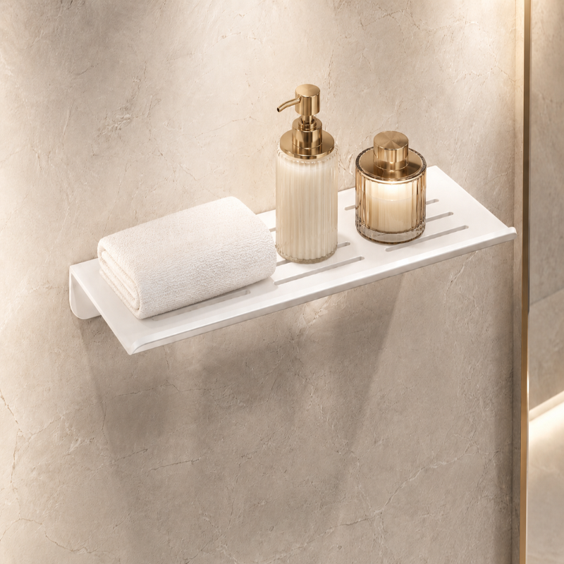 Wall-Mounted Bathroom Shelf