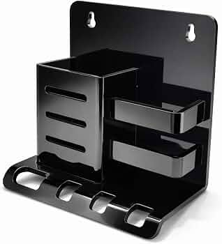 Wall-Mounted Black Acrylic 