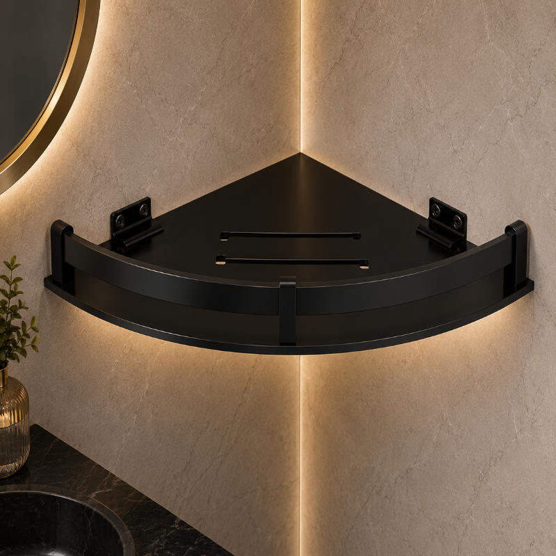 Acrylic Bathroom Shelf Corner 