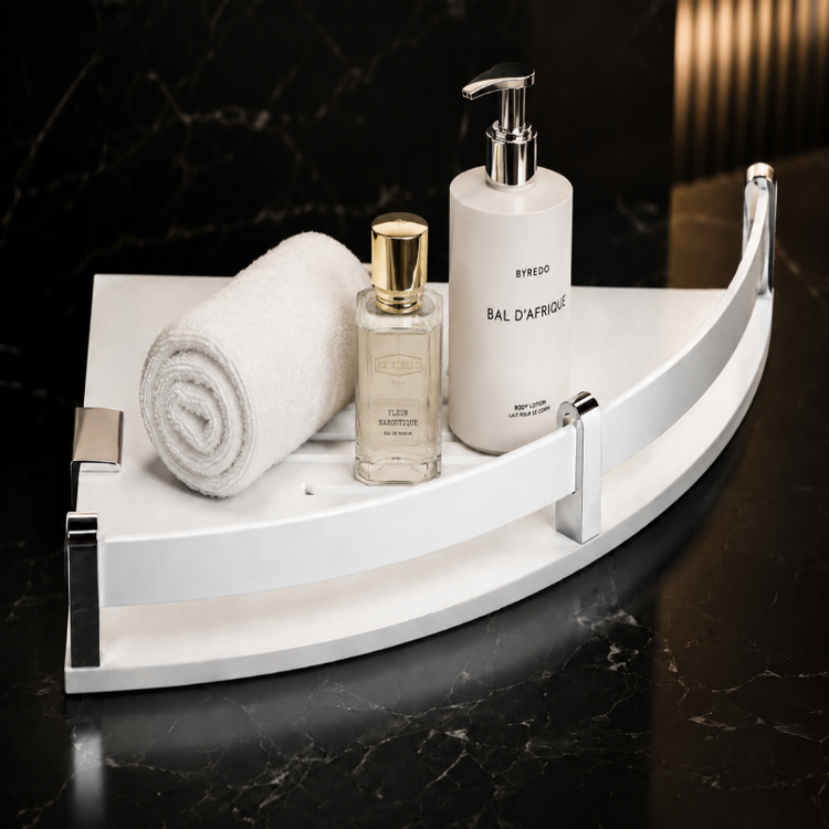 Acrylic Bathroom Shelf Corner 